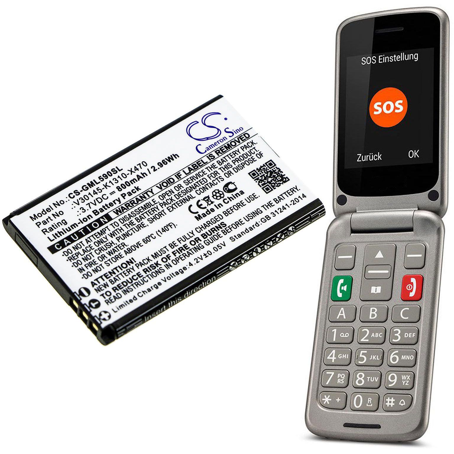Gigaset GL590 Battery Replacement