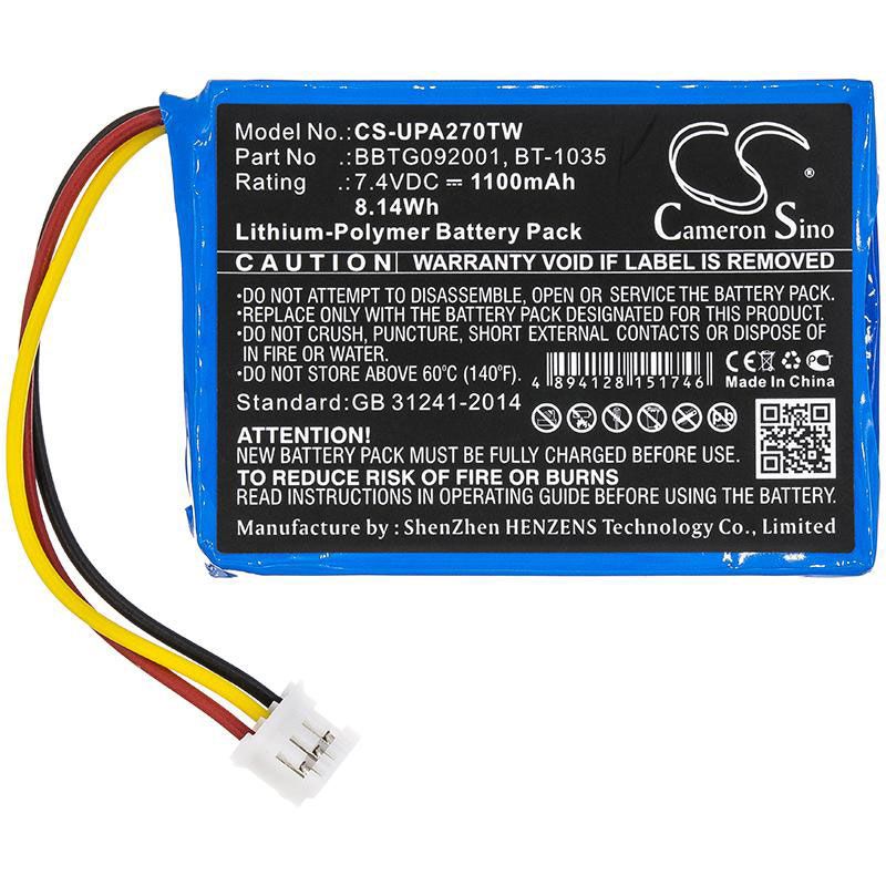 Uniden BBTG092001 Battery Replacement