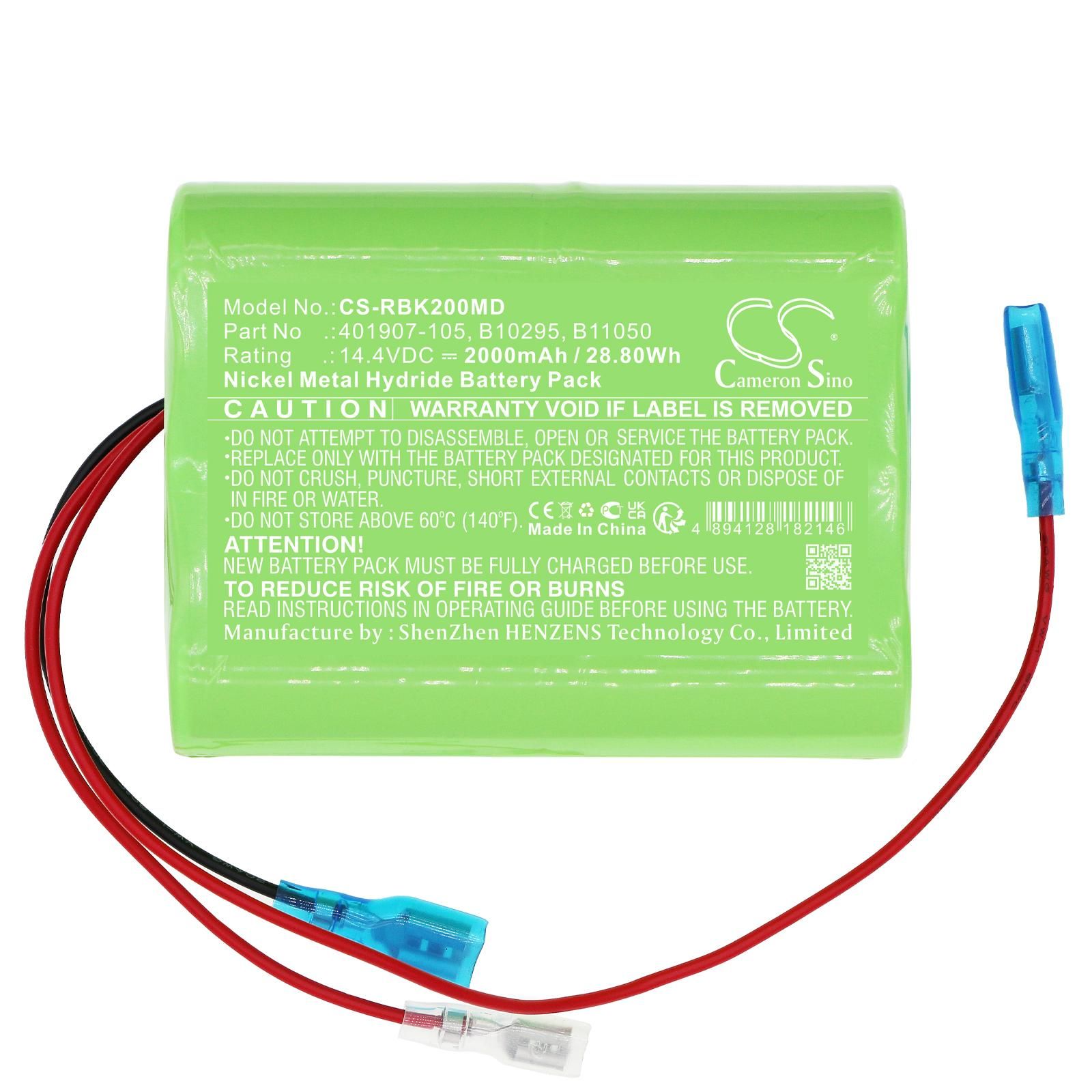 Rauland-Borg BK2000 Battery Replacement