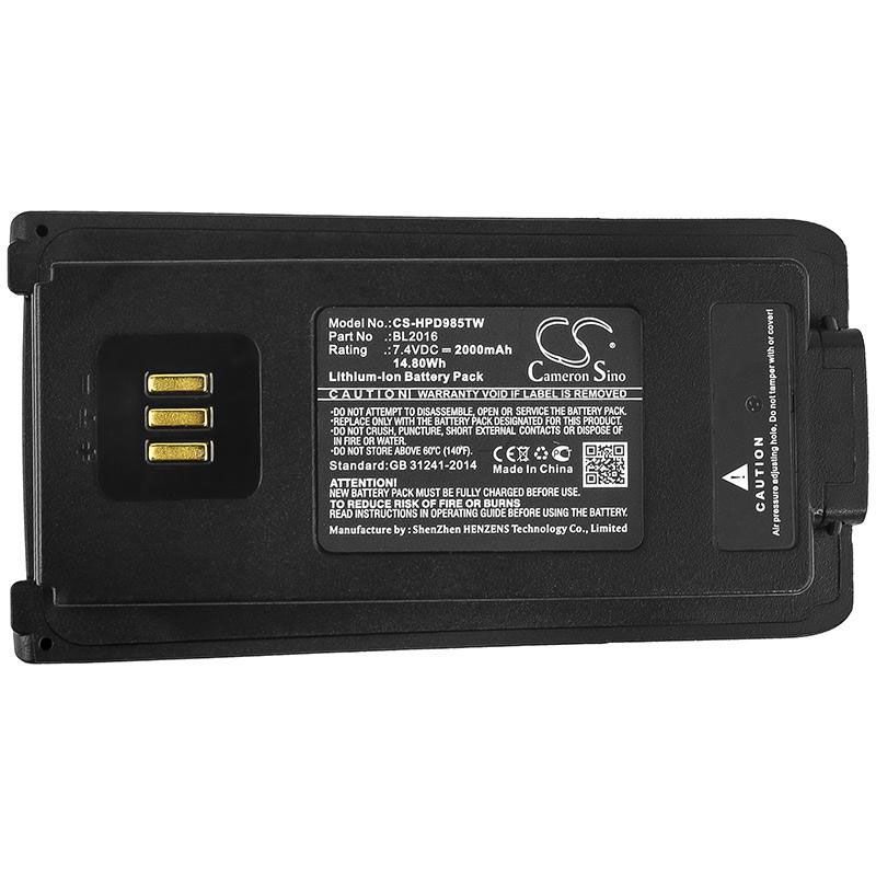 Hytera PD985U Battery Replacement