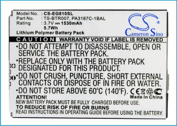 Toshiba PA3187C-1BAL Battery Replacement