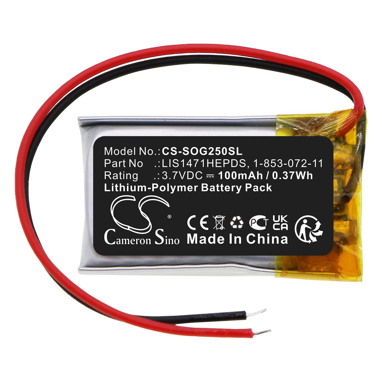 Sony TDG-250 Battery Replacement