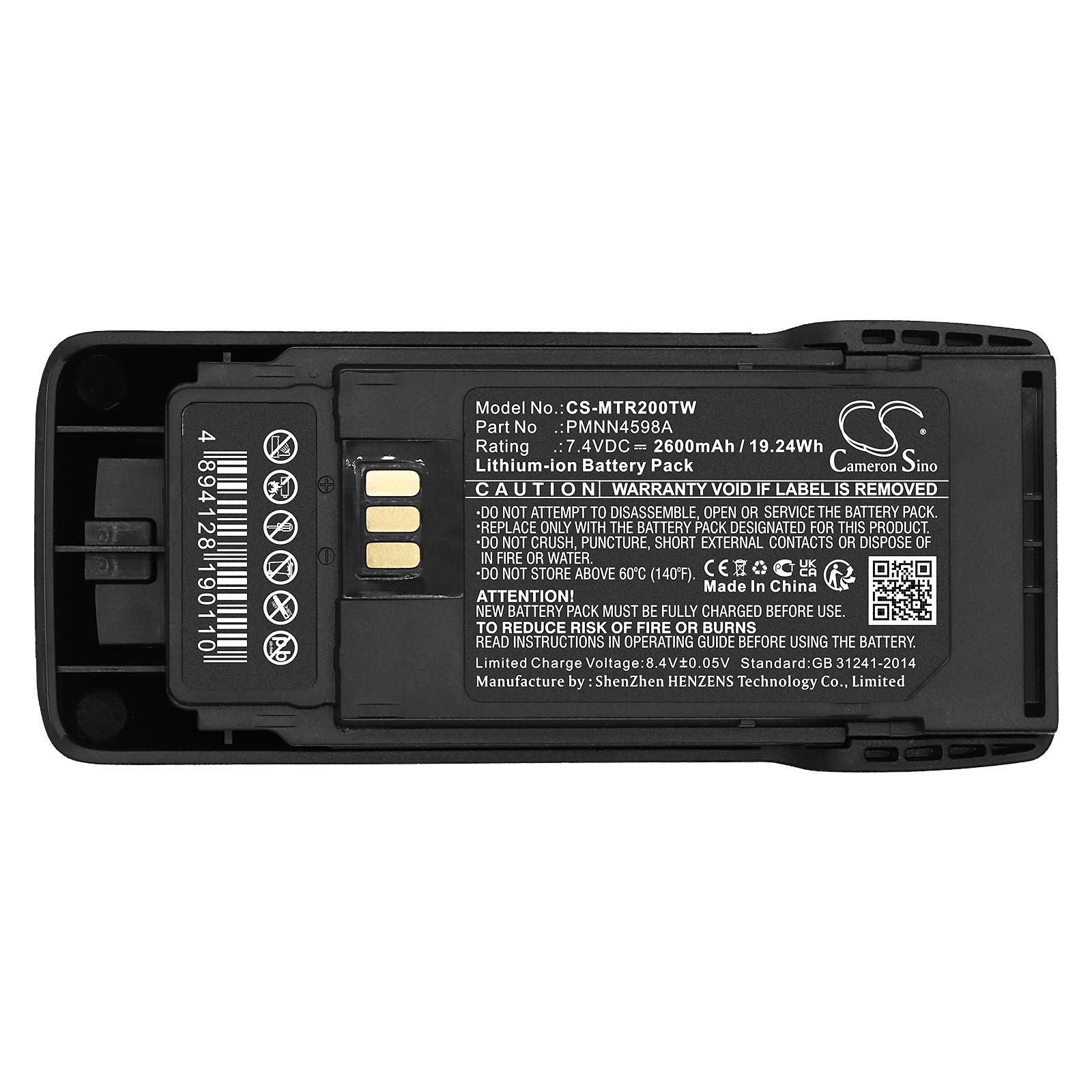 Motorola PMNN4600A Battery Replacement