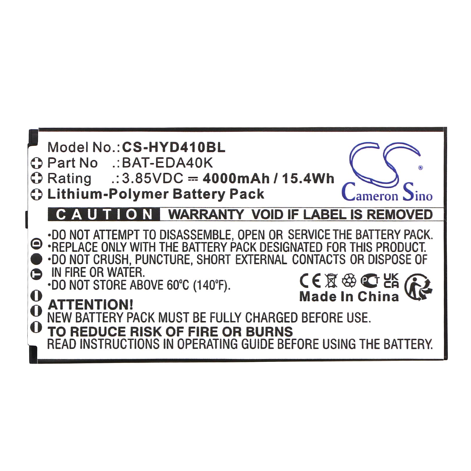 Honeywell Scanpal EDA40K Battery Replacement