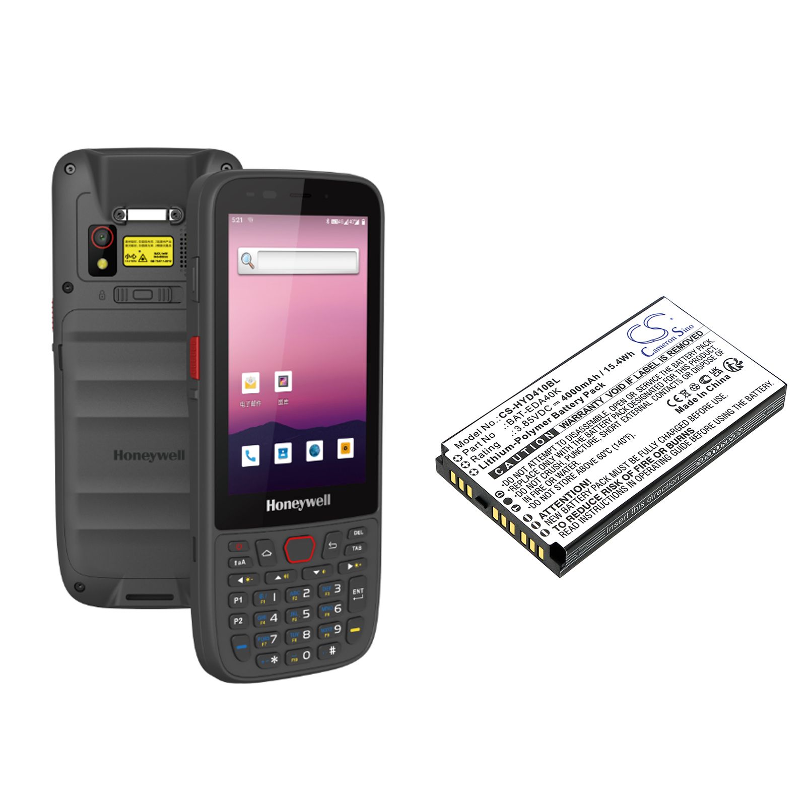 Honeywell Scanpal EDA40K Battery Replacement