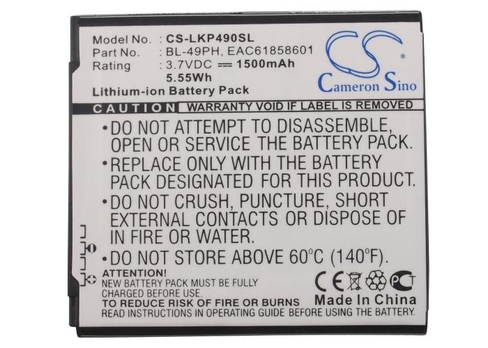 LG F120K Battery Replacement