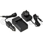 Pentax D-LI50 Charger Replacement (Wall + Car Cord)