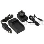 Canon EOS 600D Charger Replacement (Wall + Car Cord)