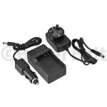 Pentax D-LI106 Charger Replacement (Wall + Car Cord)