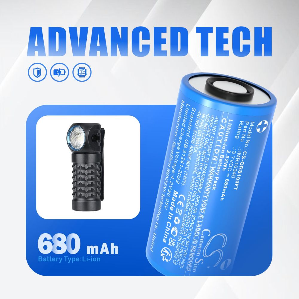 Olight S1R Baton II Battery Replacement