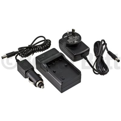 Sony DCR-DVD202E Charger Replacement (Wall + Car Cord)