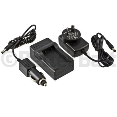Toshiba PDR-3320 Charger Replacement for rechargeable CR-V3 (Wall + Car Cord)