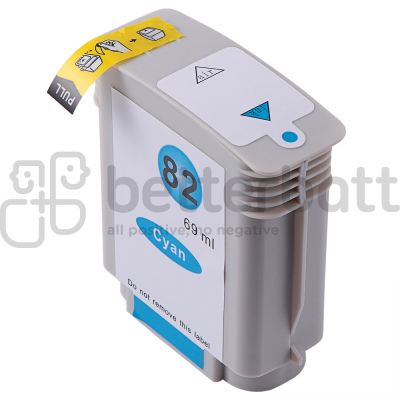 HP Designjet 500 Cyan Ink Replacement (#82 / C4911A)