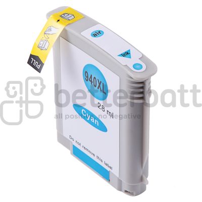 HP Officejet 8500-A909a Cyan Ink Replacement (#940XL / C4907AA)
